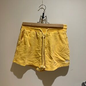 Sundae school yellow sweatshorts